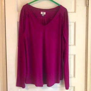 Old Navy Maternity Mixed Media Tee